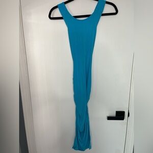 Venus Elegant Blue Midi Dress